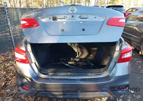 2019 Nissan Sentra S z USA, uszkodzony, nr VIN 3N1AB7AP1KY444597